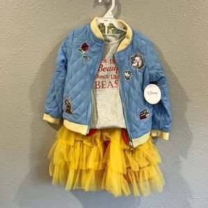 beauty and the beast tutu outfit